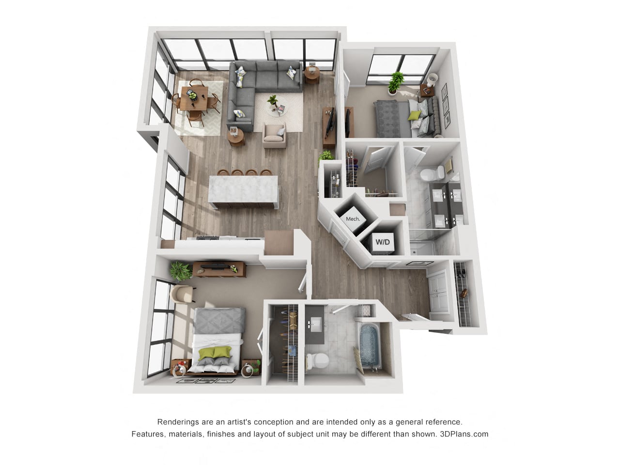 2D floor plan